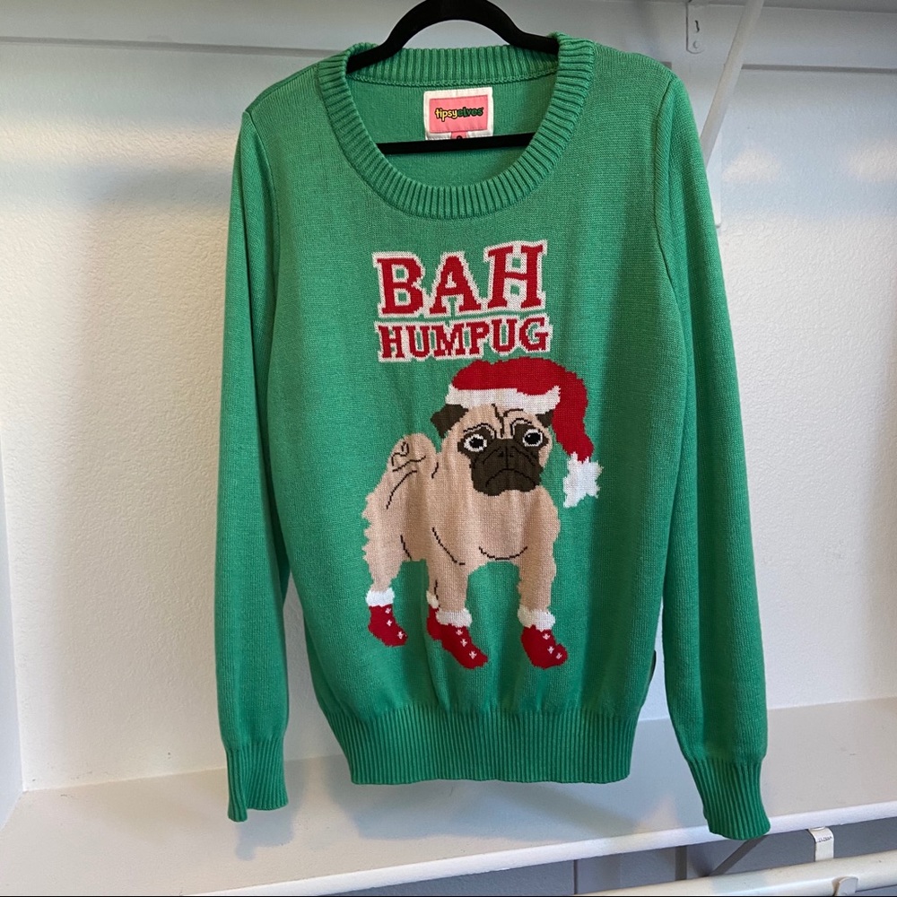 Pug Christmas sweater